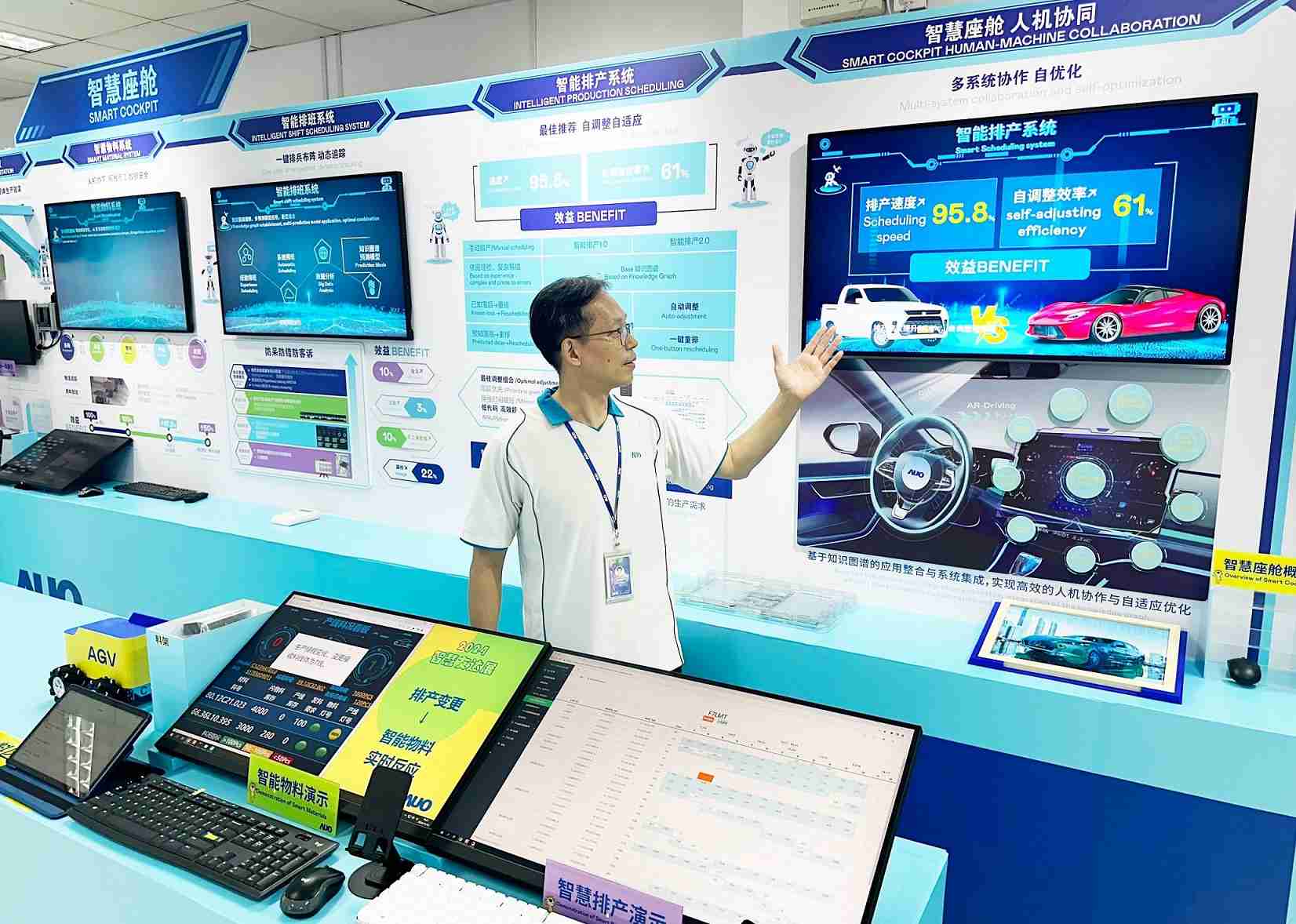 尊龙集团厦门将5G+ABC技术串联生产管理全流程，，，，打通研发、、、采购、、生管、、、制程、、、、设备、、质量等产品全生命周期制造流程，，完成数字化设计、、、智慧供应链、、、智能座舱、、、全流程设备管理、、数据驱动优化、、、、智慧在线检测、、智慧品管等自适应生产模式升级